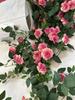 Rose Vine Artificial Flower Decor for Air Conditioner Pipes or Balcony Railings