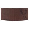 LONDON ALLEY Elk Vintage Brown Men's Leather Wallet.
