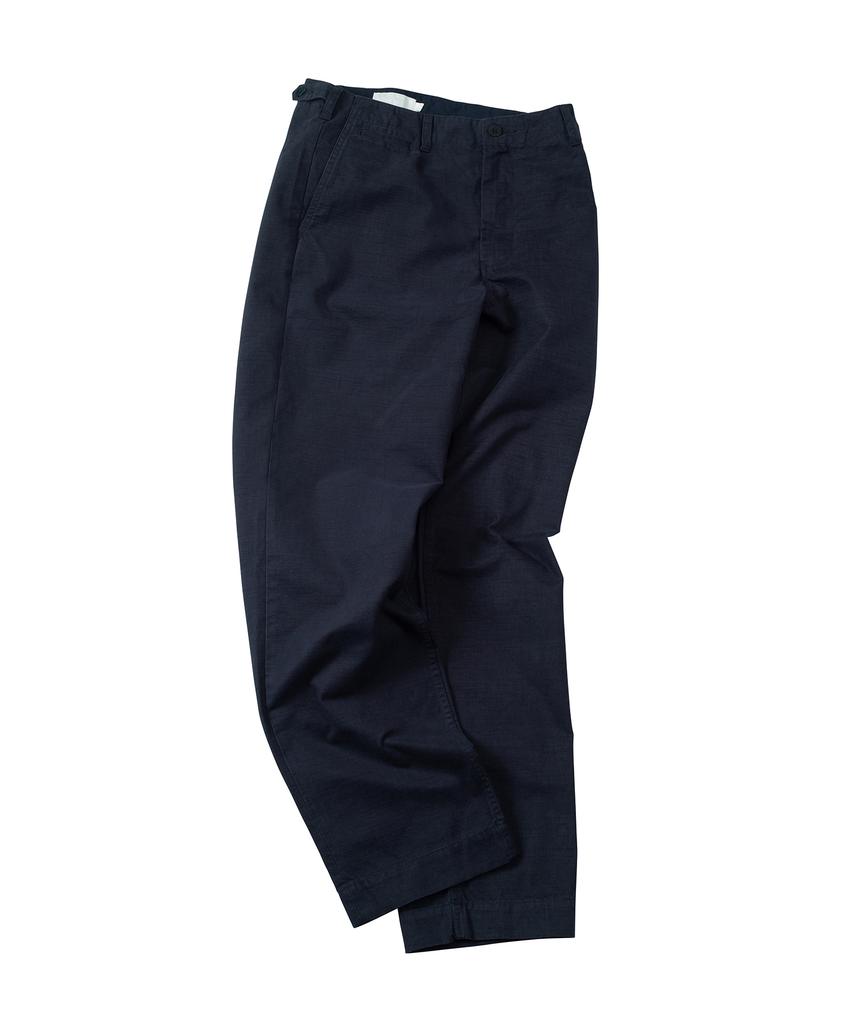 Oldeubi Vtg Flat Front Officer Chino Dark Navy