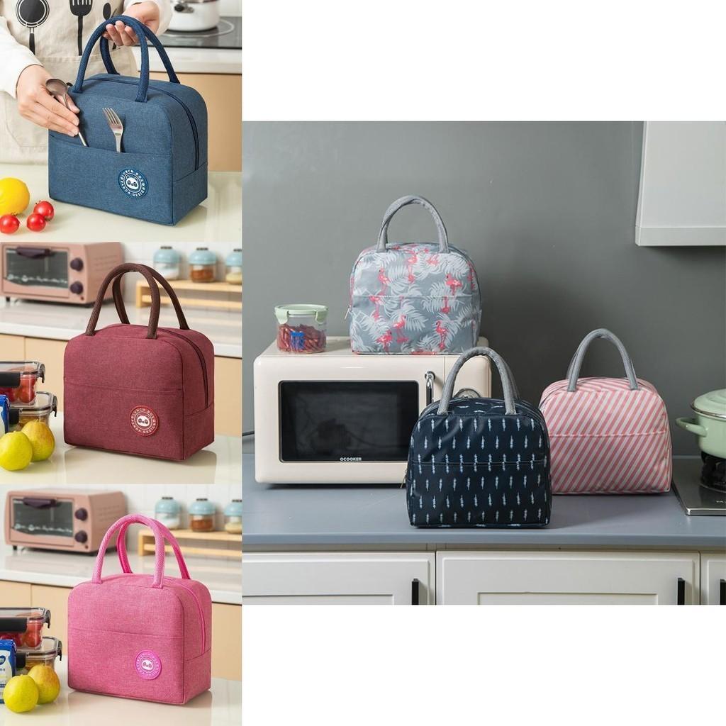 Fashionable Insulated Portable Large Capacity Lunch Bag Aluminum Foil Material