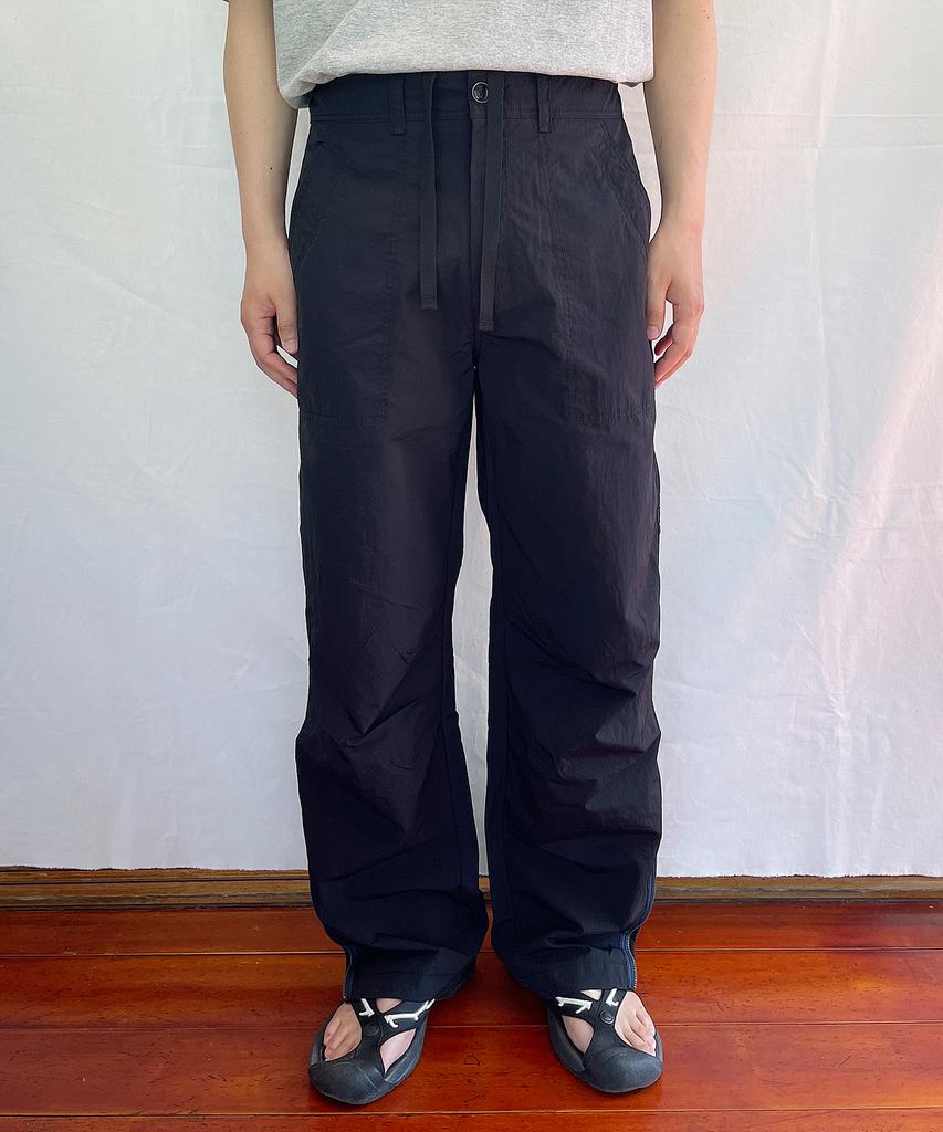 YOUNEEDGARMENTS Utility Nylon Fatigue Pants (Black)