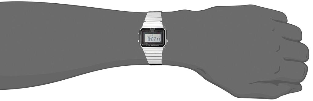 Casio Classic Digital Display Quartz Silver Watch Men's A700W-1ACF