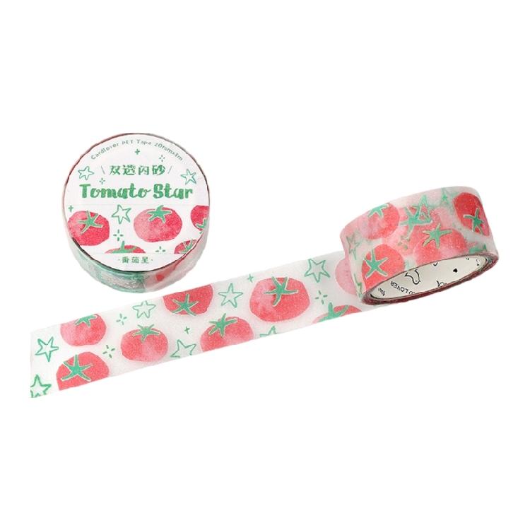 Scrapbooking Decorative Tape 20mmx3m Cartoon PET Tape Decorative Tape for Scrapbooking Photo Album Journal Notebook