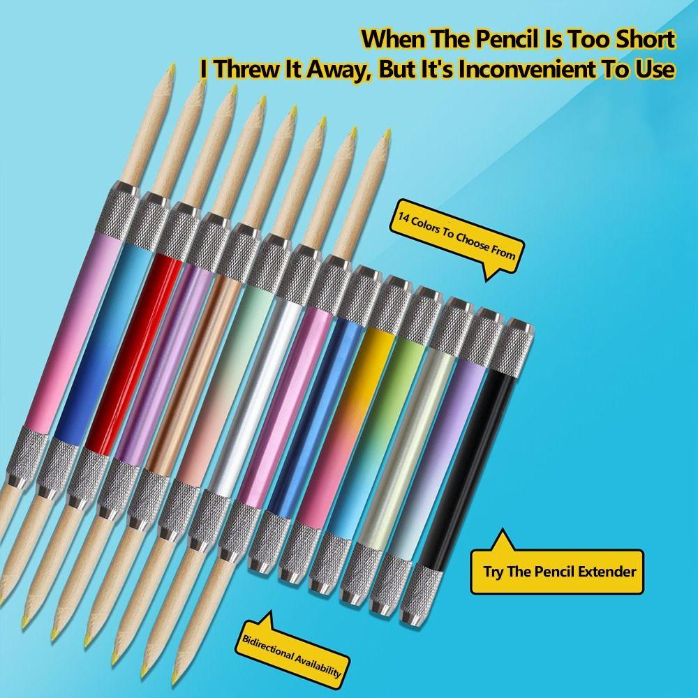 Metal Pencil Extender Adjustable Pencil Lengthper Pencil Extension Holder  Students/Artist