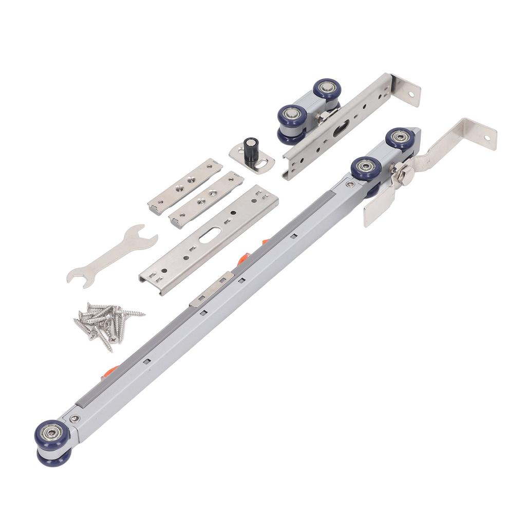 Roller Trolley 4 Wheel Silent Trolley Assembly Roller for Solid Wood Sliding Door Glass Door