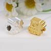 Sterling Silver 999 Hello Kitty Fu Character Lucky Bead Handwoven Rope DIY Jewelry Accessory