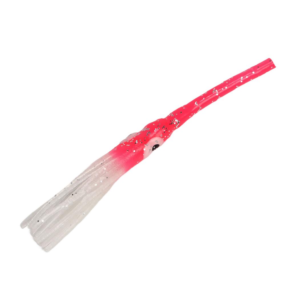 30pcs Luminous Squid Skirts Soft Artificial   Luminous Bait for Saltwater Freshwater