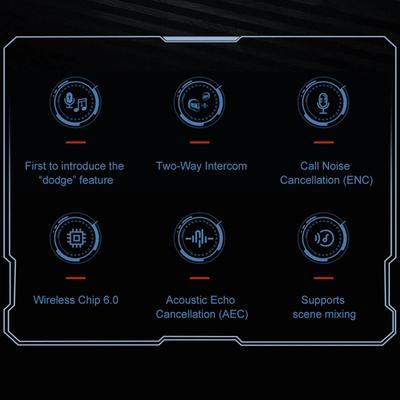KEBIDUMEI Q26pro Bluetooth 6.0 Motorradhelm Intercom Headset Freisprechanlage Musikplayer Ohrhörer mit RGB Umgebungslicht