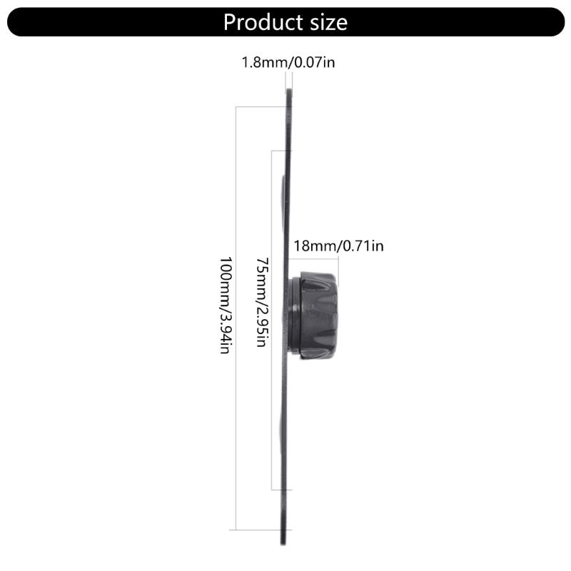 Tragbare Monitore Montagehalterung Platte Schraubenloch 100x100mm Wandhalterung Halter Monitore Montageplatte Ersatz
