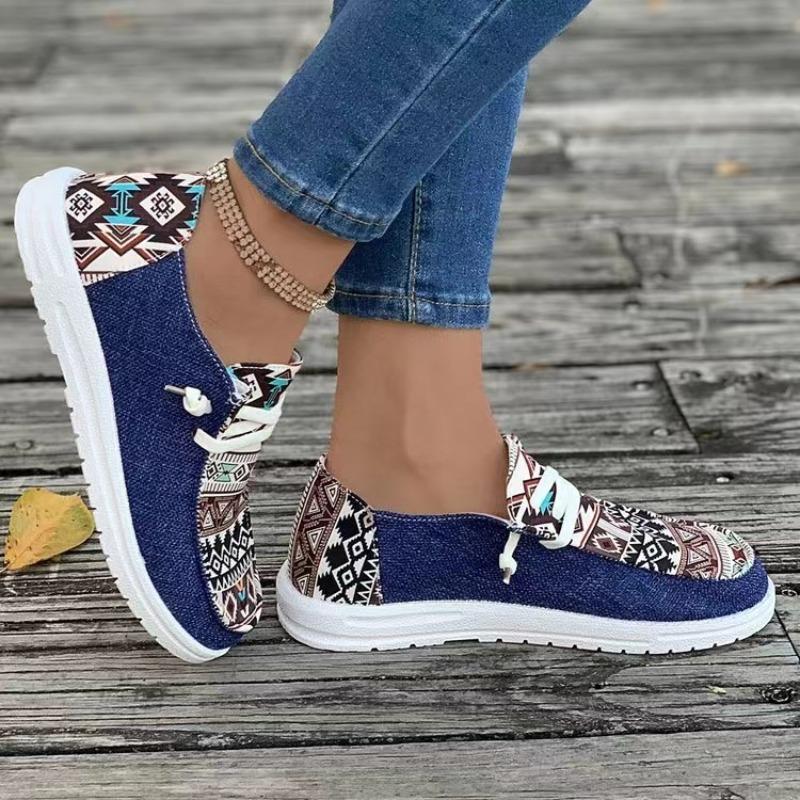 Canvas loafers women's flat casual shoes women's cloth shoes support Temu/shein delivery