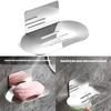 Stainless Steel Soap Dish Wall Mounted Bathroom Organizers Rusts Resistant Soap Tray For Countertop Shower Sink Storage