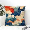 Classic Japanese Geisha Marine Day Pillow Case Linen Pillow Case Sofa Home Decor Cushion Cover Cushion Cove