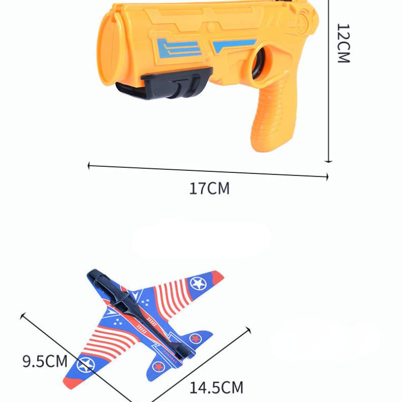 Cheap Airplane Gun Toy Foam Ejection Kids Outdoor Boys Burst Pistol