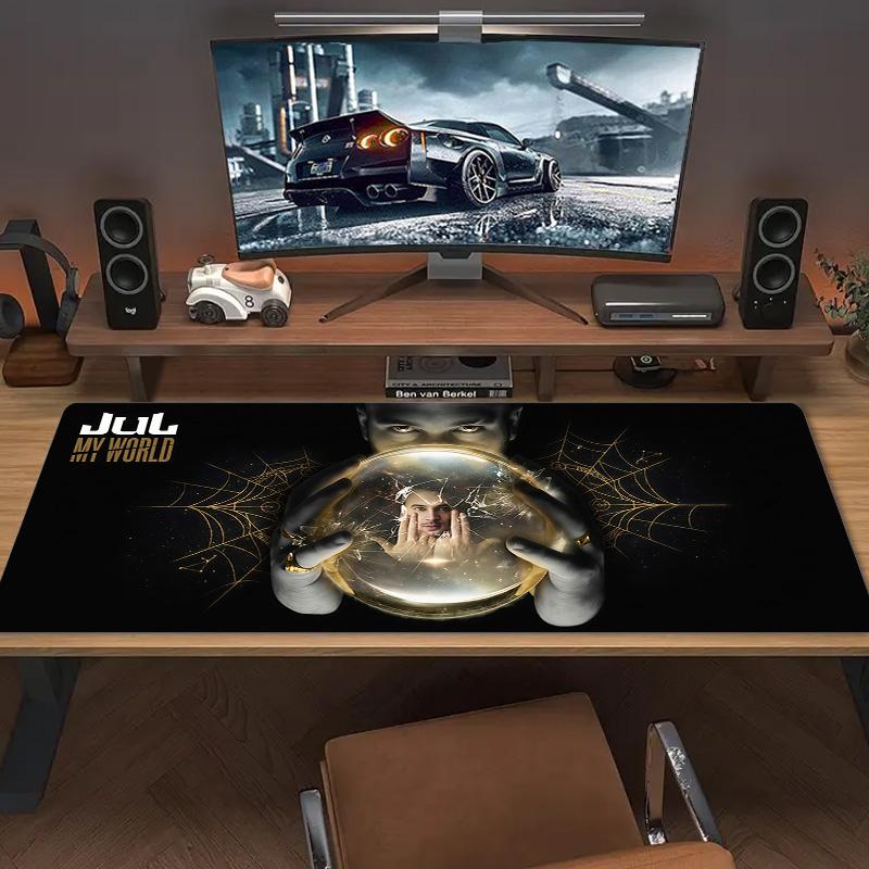 JUL Album Covers Lace Solid Color Mouse Pad Large Gaming Table Cushion Non-slip Laptop Tablet Big Mousepad XXL Mat Mini PC Playmat With Lock edge