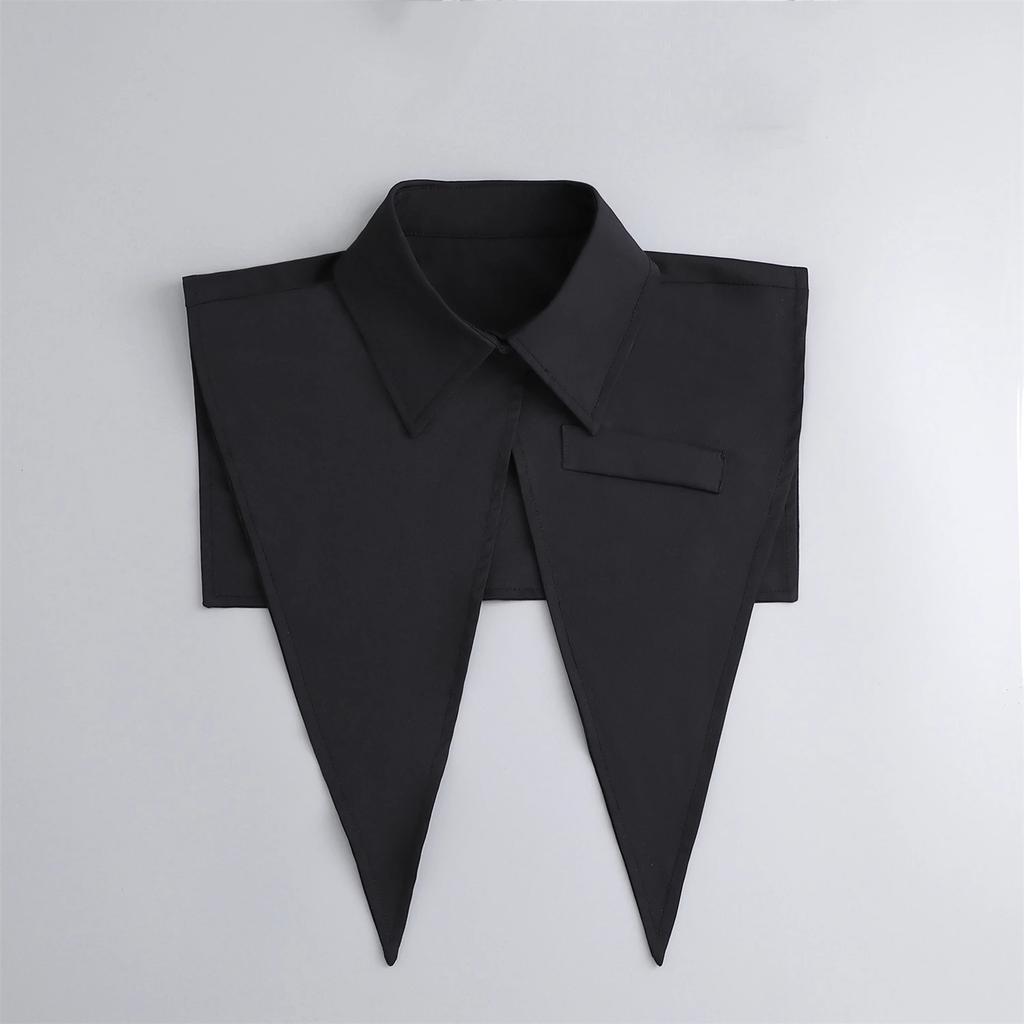 Linbaiway New Lapel Fake Collar Vintage Detachable Shirt Collar for Women Blouse Sweater False Collar Lapel Top Neckwear Ties
