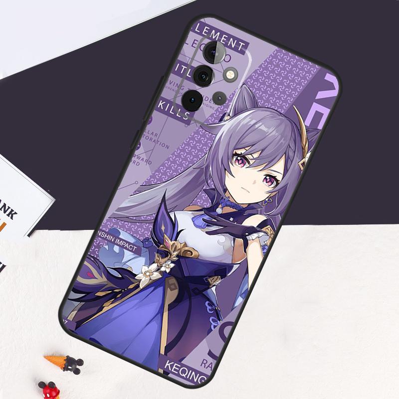 Genshin Impact Keqing Case For Samsung Galaxy A53 A15 A22 A52 A32 A54 A14 A16 A26 A36 A56 A55 A35 A05 A06 A33 A13