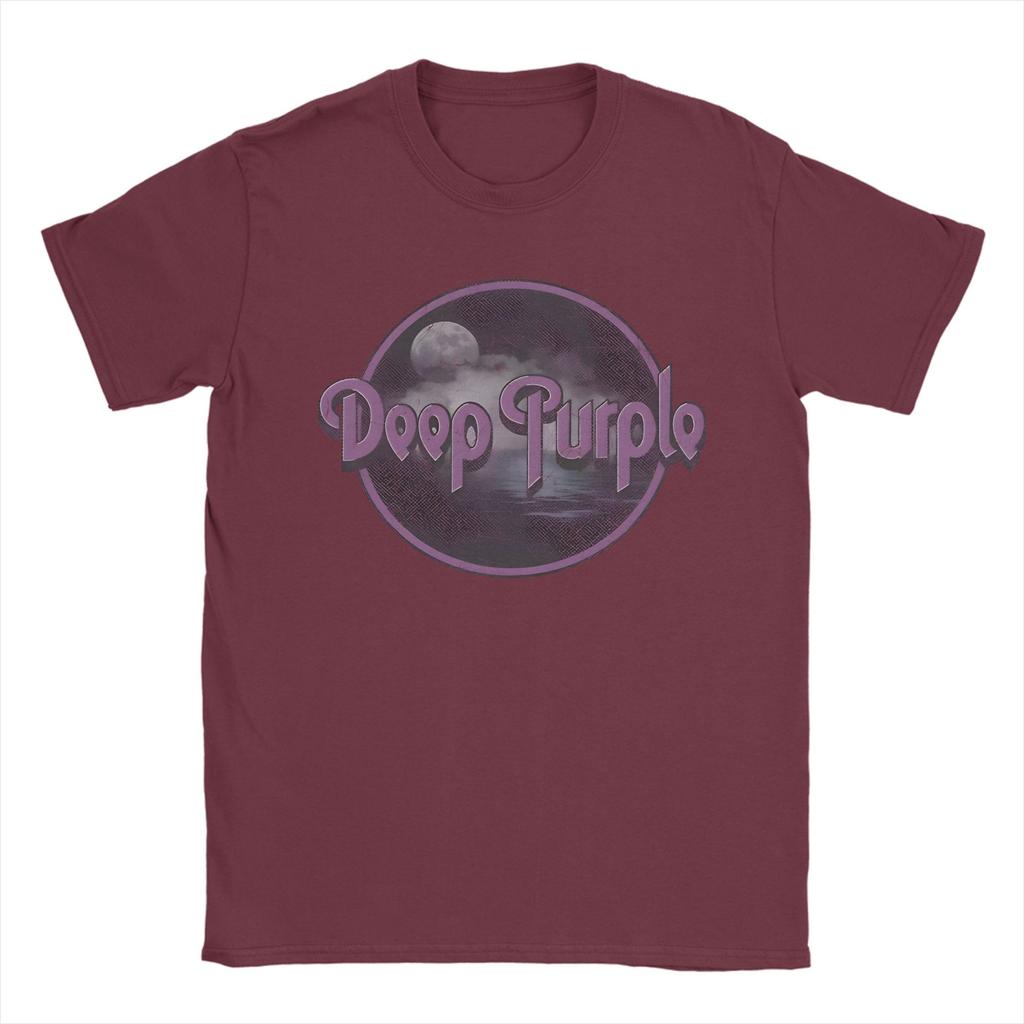 Band Deep Purple Art TShirt Summer  Hippie TShirts Unisex Cotton Comfortable Oversized Clothing Short Sleeves Funny Tops