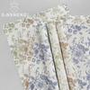 Xinrui Retro Floral Printed Waterproof Wrapping Paper for Flower Bouquets