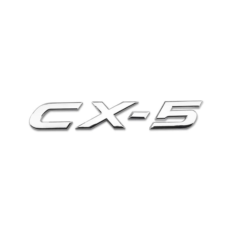 1pcs 3D ABS car logo Letters Trunk Emblem Symbols Badge Sticker for mazda 3 5 6 Atenza Axela CX-4 CX-5 323 M3 M6 Car Accessories