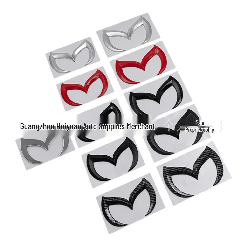 Mazda Ruiyi M2/M3/M5/M6 Bat Logo Car Trunk and Body Sticker (ABS Material)