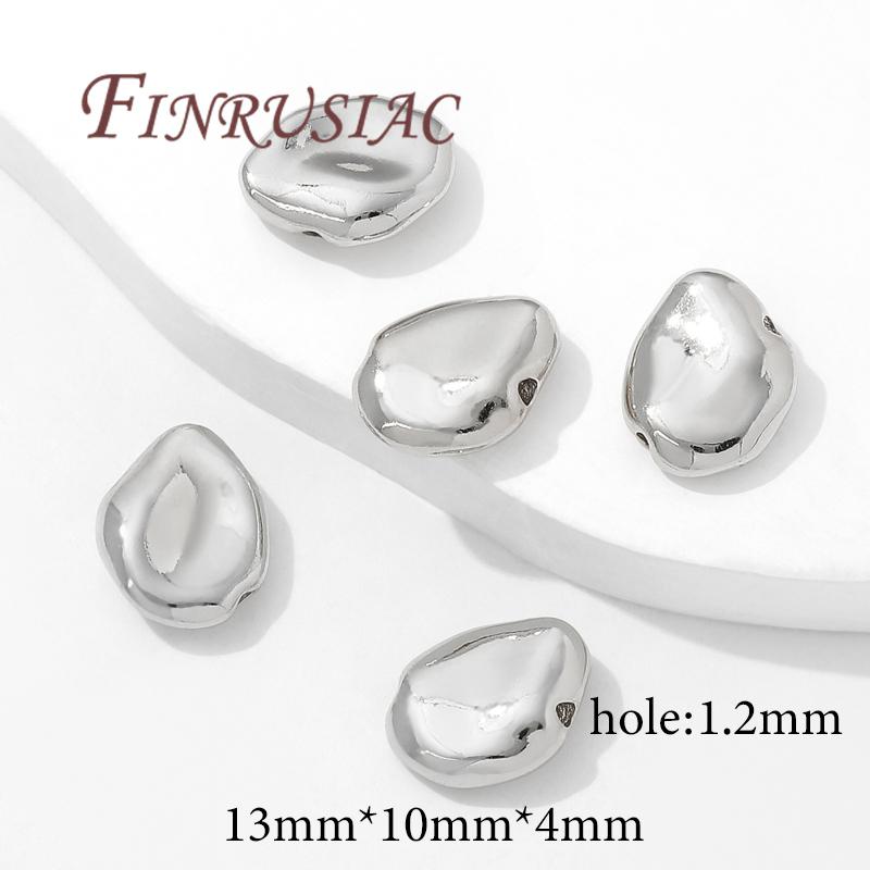 Separators For Beads 18K Gold Plated Brass Spacer Beads,Necklace Accessories,Bracelets Beads,DIY Jewelry Making Supplies