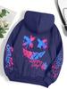 Hot Happy Day Graffiti Print Hoodie Street Hip Hop Hoody Women Men Fashion Crewneck Versatile Hoodies Vintage Oversize Clothes