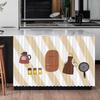 Cartoon Kitchen Dustproof Half-curtain  Self-adhesive Cupboard Curtain Kitchen Cabinet Coverings Cloth Decorative Short Curtains