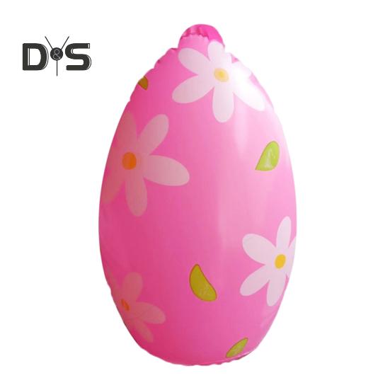 16" nafukovací dekorace na velikonoční vajíčka Velké barevné ozdoby na vajíčka z PVC na zahradu, trávník, jarní párty, vnitřní venkovní dekorace