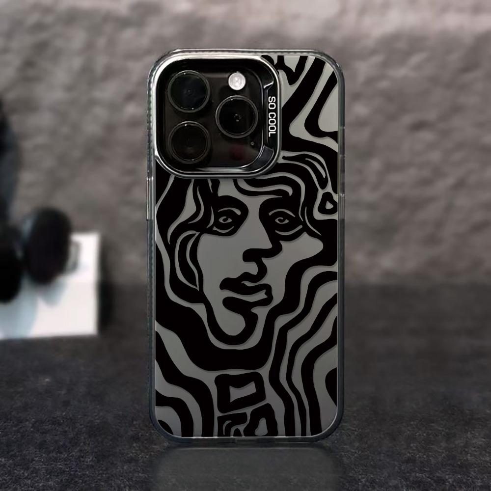 Painted Phone Case for iPhone 11 14 15 16 iPhone 17 11 12 13 for 17 14 15 16 Pro14 15 16 Pro Max for Samsung S25 Ultra S24 S25 A36 A56 A16 Hard Cover