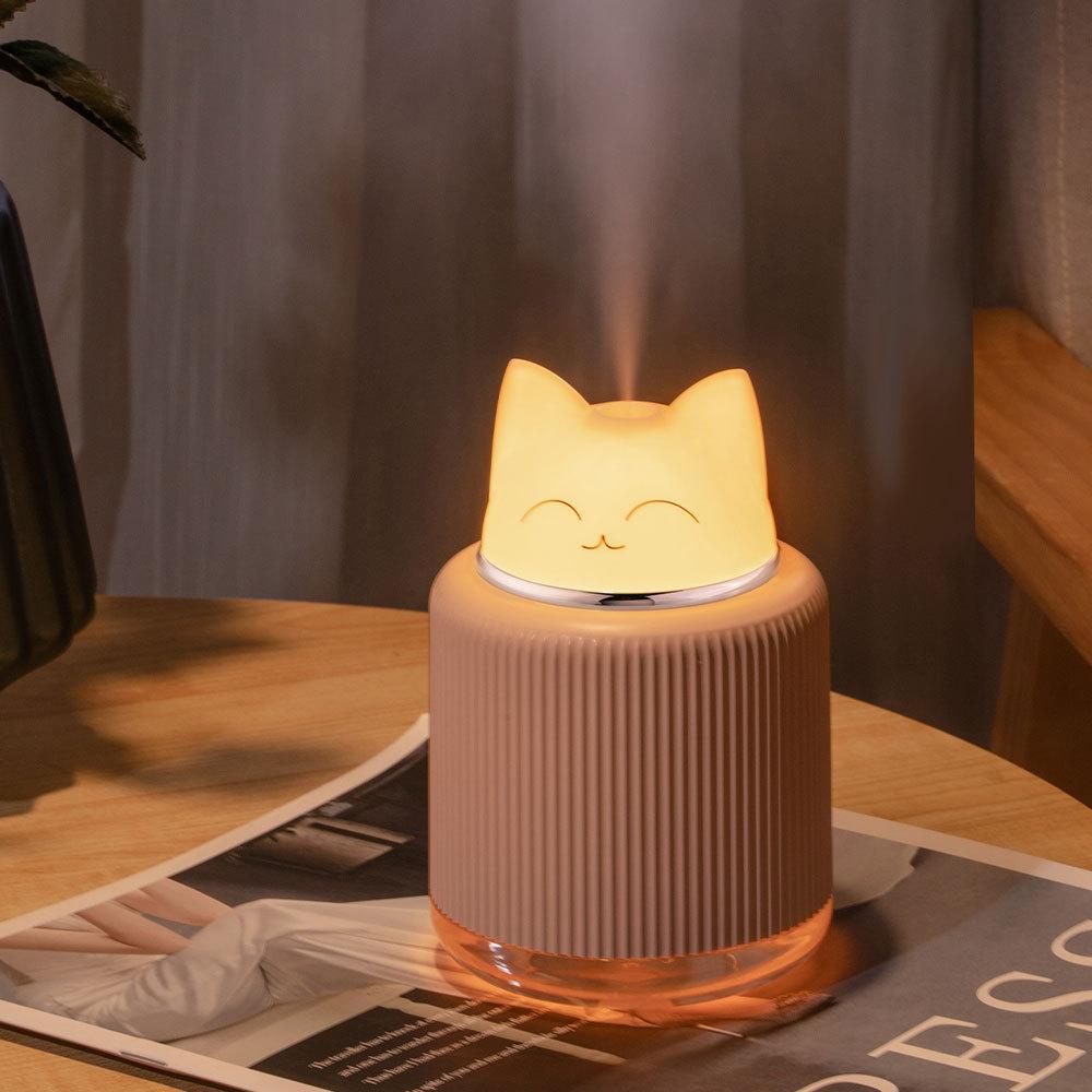 Xiaomi 300ML Quiet Ultrasonic Humidifier Creative Gift Mini Portable Air Humidifier For Home Bedroom Office Air Humidifier Night Light