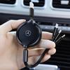 Car Interior 3 In 1 Charging Charger Cable Micro Type-C USB Hubcap Cover For Mercedes Benz AMG GLC GLE CLA W204 W205 W206 W211 VF6