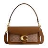 Tabby 26 Signature Hardware Magnetic Closure Calf Leather Crossbody Shoulder Bag Medium Women's Brown