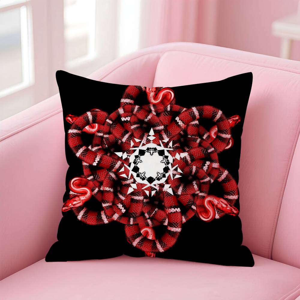 Fashion m-Marcelo b-Burlon Pillow Case Pattern Printing Pillowcase Living Room Sofa Cushion Cover Bedroom Room Decor