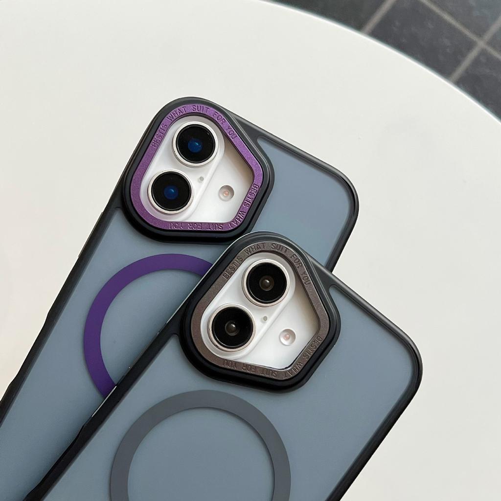 17 Applicable to iPhone17 two-color Phantom 17promax skin-sensitive magnetic ring 16 Apple 16promax mobile phone case