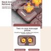 Electric Massage Mattress Vibration Heating Infrared Massage Mat Magnet therapy Massage Cushion For Neck Back Foot Pain Relief Relaxation