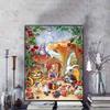 Disney Diamond Painting Alice In Wonderland Art Painting Rhinestone 5D Mosaic DIY Cross Stitch Gift Home Decor