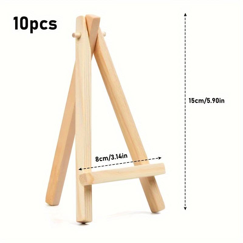 

10 шт. Мини Регулируемые Деревянные Художественные Треноги для Демонстрации Холстов и Рисунков Pack of 10