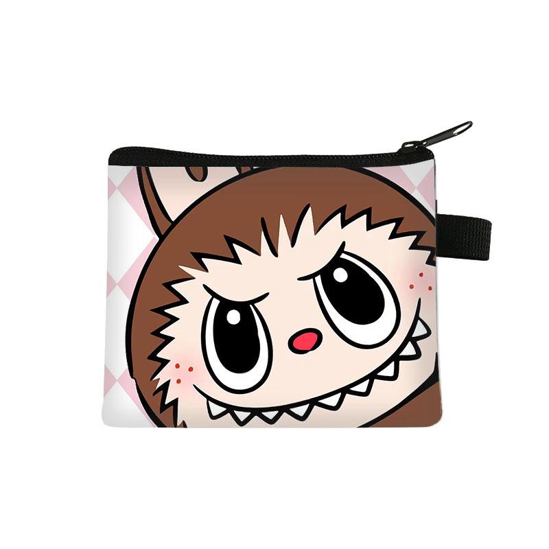 New Labubu Children's Coin Purse Student Cartoon Bag Trendy Mini Storage Bag