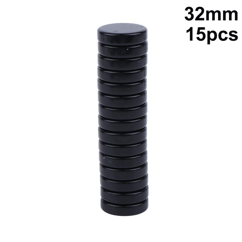 15Pcs Western Chess Draughts Set 20MM 27MM 32MM Multi Color Plastic Checkers for Educational Home Use Parties