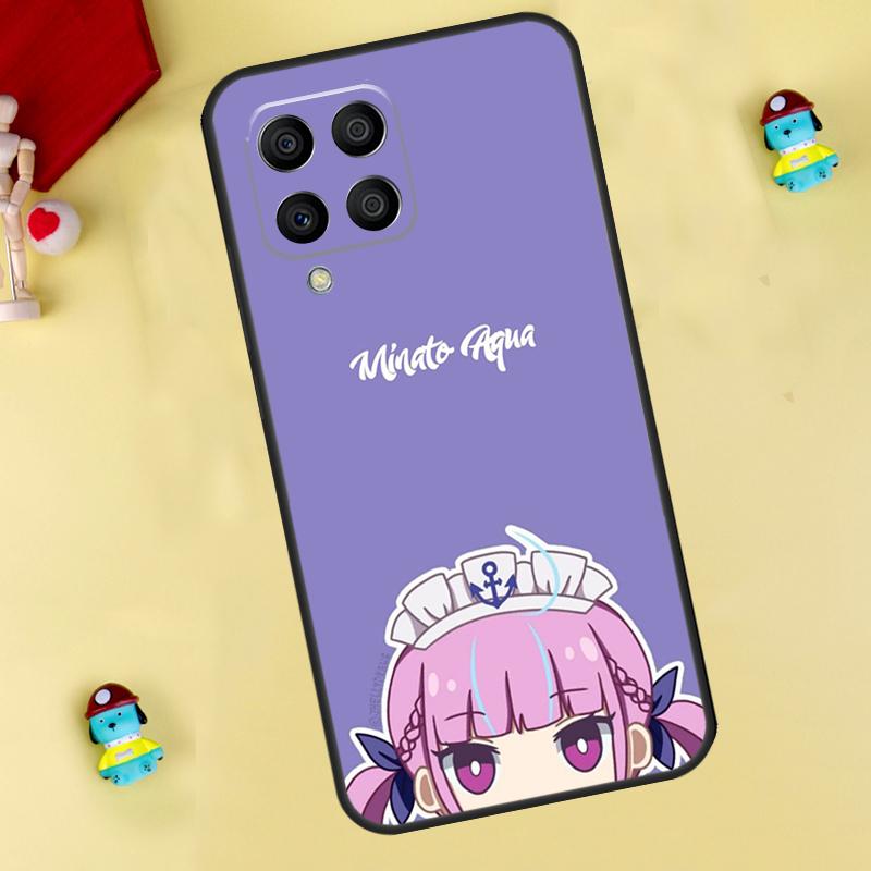 Minato Aqua Hololive Hülle Für Samsung Galaxy M35 M55 M15 M11 M12 M13 M14 M06 M16 M36 M56 M31 M53 M32 M52 M34 M54