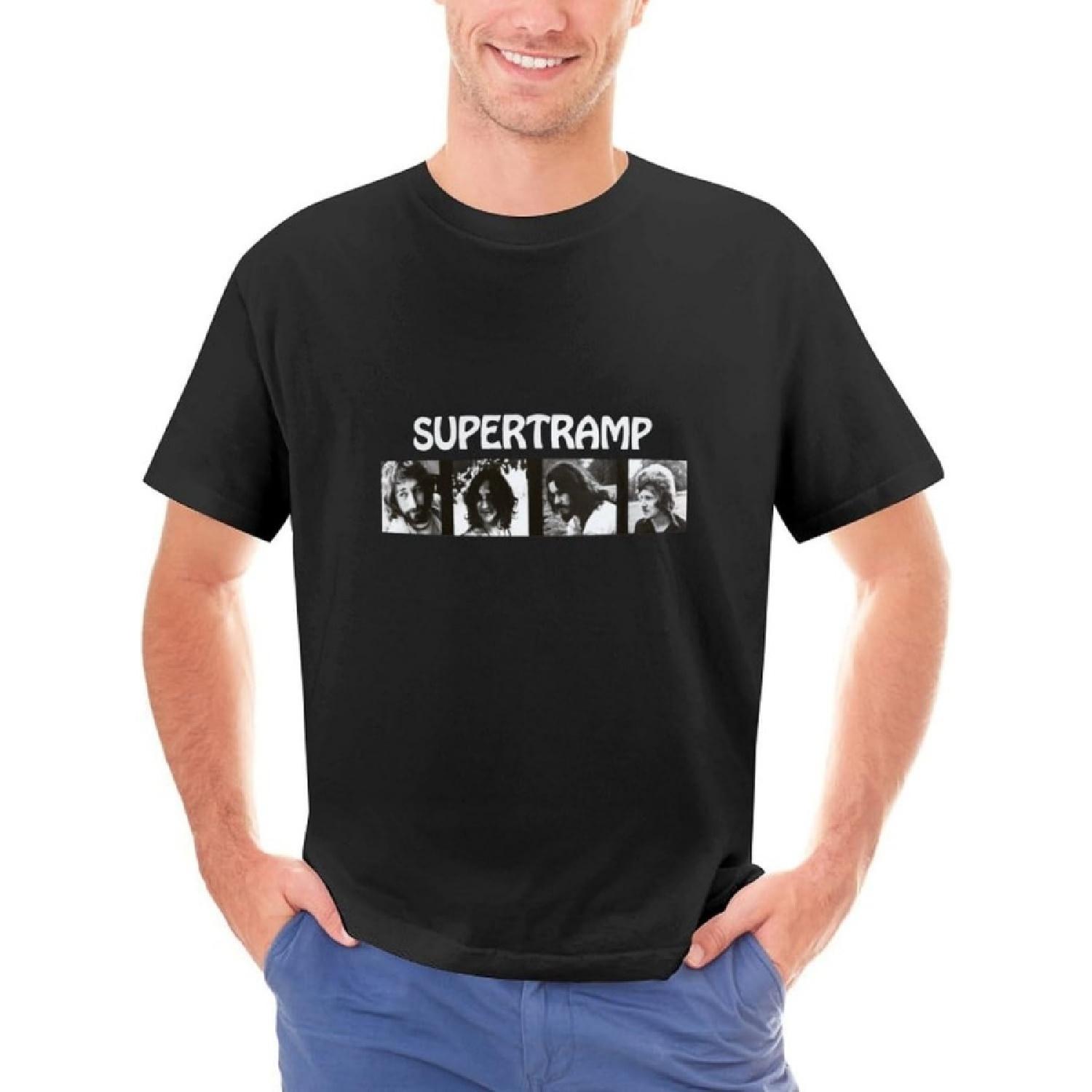 Men s T-Shirt Fashion Supertramp T Shirts Print Graphic Tees S