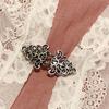4 Pieces Vintage Sweater Clips Cardigan Clip Shawl Clips Retro Cloak Sweater Clips Antique Swirl Collar Clip Clasps