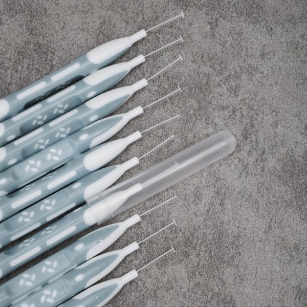 I-Shaped Two-Tone Interdental Brush Ssss 10 Pieces