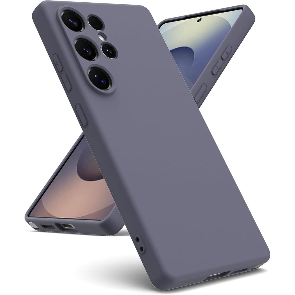 Luxuriöse Flüssigsilikonhülle für Samsung Galaxy S25 Ultra S24 S25 S23 S22 S21 FE S20 Plus + S24+ S25+ Weiche Gummihülle Bumper-Hülle