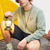Fila Fusion FOB Series Letter Round Neck Loose Sweatshirt Unisex Sweatshirt Rock-Grey-Green T11U333206FTQ