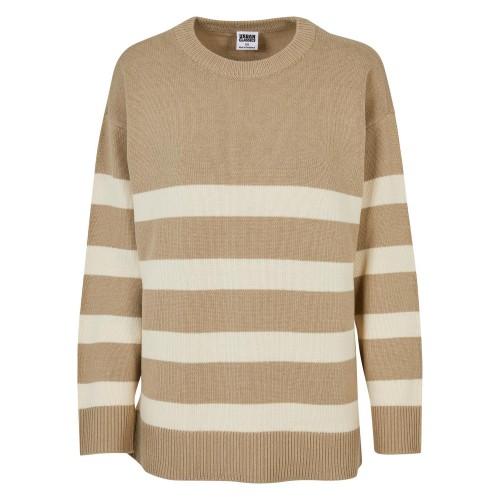 Urban Classics Womens/Ladies Striped Knitted Crew Neck Jumper