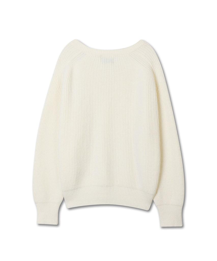 Michikoleondeonkosino Neck Warmer Set Wool Knit Ivory