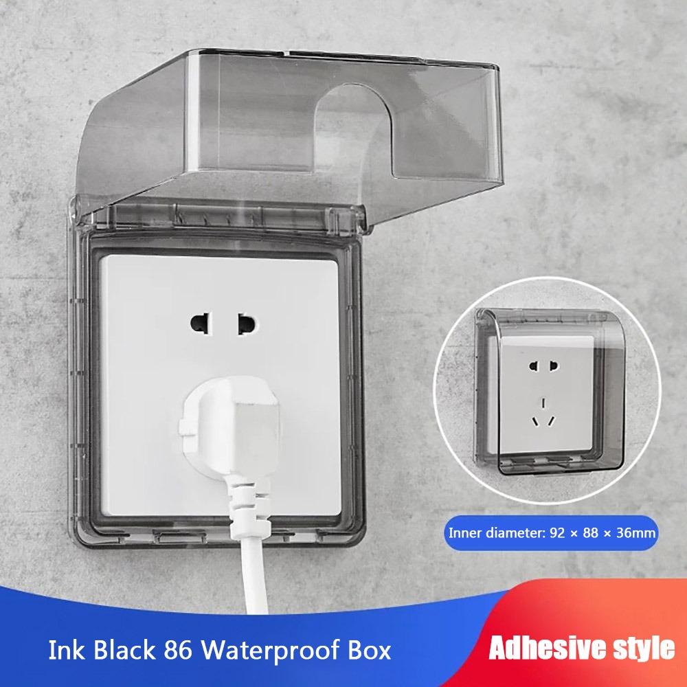 Întrerupător montat pe perete Capac de protecție Auto-adeziv de protecție Priză Priză Cutie impermeabilă Perete