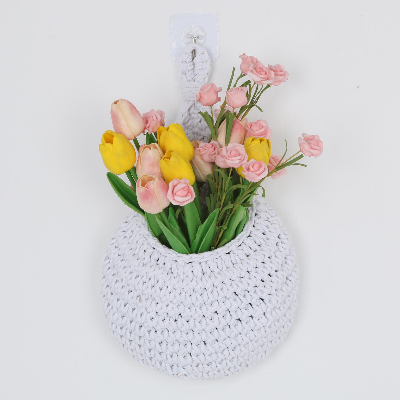 

Настенная корзина с овощами и фруктами, прочная настенная сумка на кухне XS белый