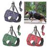 Adjustable Large Cats Vest Harness for Small Cats No Pull Design with Leash Breathable Vest Bright Color